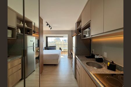 Studio para alugar com 24m², 0 quarto e sem vagaCozinha 