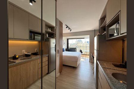 Studio para alugar com 24m², 0 quarto e sem vagaCozinha 