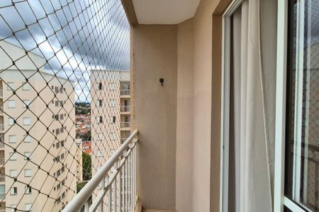 Varanda da Sala  de apartamento à venda com 2 quartos, 56m² em Jardim Santa Eudoxia, Campinas