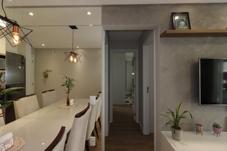 Sala de apartamento à venda com 2 quartos, 57m² em Parque das Nações, Santo André