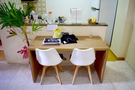 Sala/Cozinha de kitnet/studio para alugar com 1 quarto, 30m² em Jardim Paulista, Ribeirão Preto