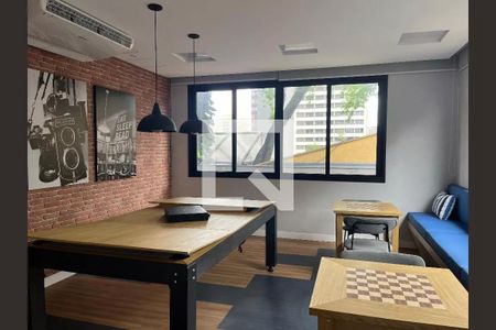 Studio para alugar com 24m², 1 quarto e sem vaga Studio para alugar com 24m², 1 quarto e sem vagaSalão de jogos