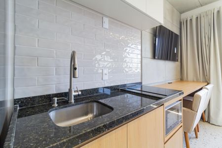 Studio para alugar com 24m², 1 quarto e sem vaga Studio para alugar com 24m², 1 quarto e sem vagaCozinha