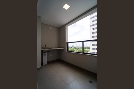 Varanda da Sala de apartamento para alugar com 1 quarto, 48m² em Além Ponte, Sorocaba