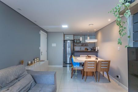 Sala  de apartamento à venda com 3 quartos, 68m² em Conceição, Diadema