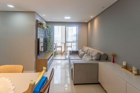 Sala  de apartamento à venda com 3 quartos, 68m² em Conceição, Diadema