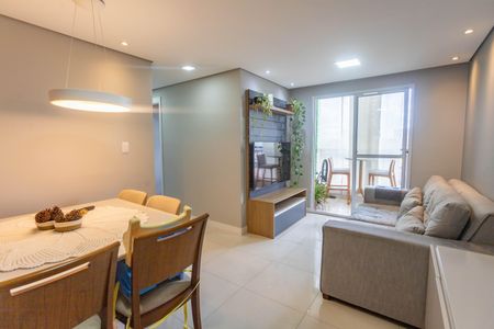 Sala  de apartamento à venda com 3 quartos, 68m² em Conceição, Diadema