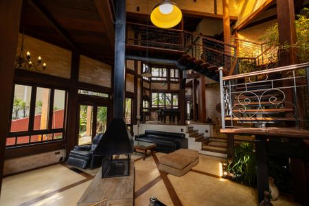 Sala de casa de condomínio para alugar com 4 quartos, 800m² em Morada dos Pássaros, Barueri