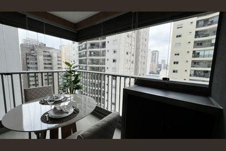 Varanda de apartamento para alugar com 1 quarto, 27m² em Moema, São Paulo