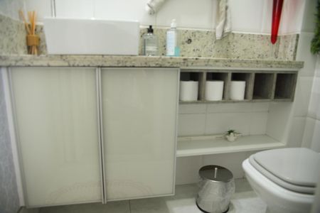 Apartamento à venda com 116m², 3 quartos e 2 vagasLavabo da Sala 