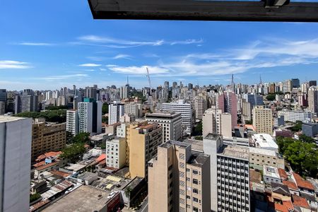 Sala - Vista de apartamento para alugar com 1 quarto, 40m² em Bela Vista, São Paulo