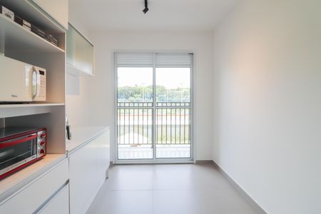 Sala / Cozinha / Lavanderia de apartamento para alugar com 1 quarto, 27m² em Vila Butantã, São Paulo