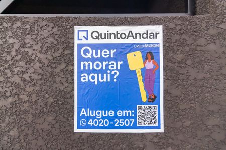 Apartamento para alugar com 25m², 1 quarto e sem vaga Apartamento para alugar com 25m², 1 quarto e sem vagaPlaca