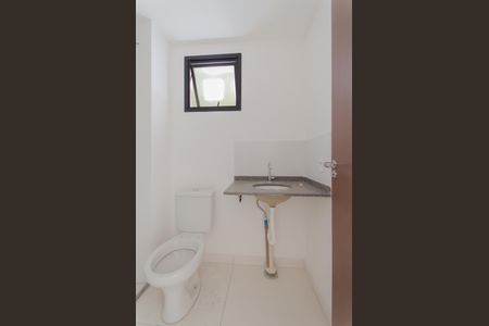 Banheiro de kitnet/studio para alugar com 1 quarto, 24m² em Ipiranga, São Paulo