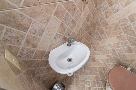 Casa para alugar com 130m², 3 quartos e sem vagaLavabo do terraço