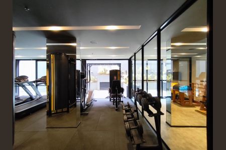 Studio para alugar com 39m², 1 quarto e sem vaga Studio para alugar com 39m², 1 quarto e sem vagaAcademia