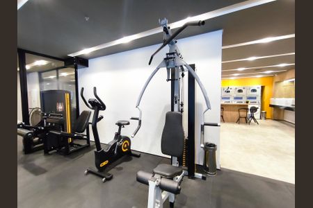 Studio para alugar com 39m², 1 quarto e sem vaga Studio para alugar com 39m², 1 quarto e sem vagaAcademia