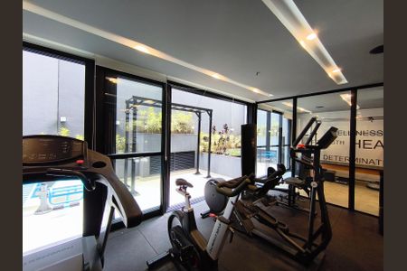 Studio para alugar com 39m², 1 quarto e sem vaga Studio para alugar com 39m², 1 quarto e sem vagaAcademia