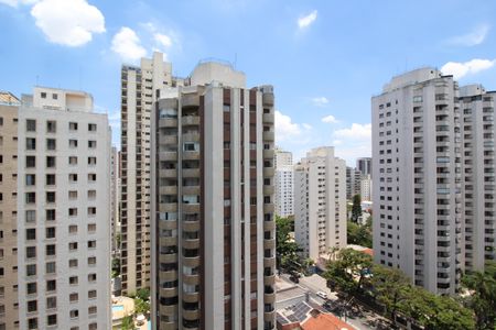 Vista de apartamento para alugar com 2 quartos, 65m² em Indianópolis, São Paulo