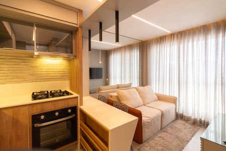 Sala - Cozinha de apartamento para alugar com 2 quartos, 38m² em Vila Butantã, São Paulo