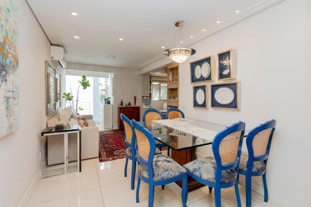 Sala de apartamento à venda com 1 quarto, 60m² em Brooklin Novo, São Paulo