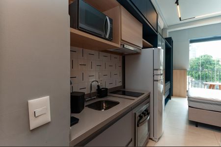 Studio para alugar com 26m², 1 quarto e sem vagaCozinha Americana