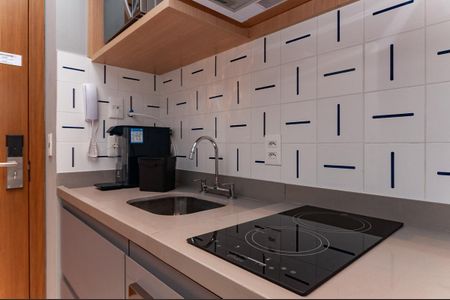 Studio para alugar com 26m², 1 quarto e sem vagaCozinha Americana