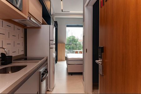 Studio para alugar com 26m², 1 quarto e sem vagaCozinha Americana