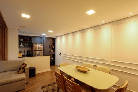 Sala de estar - Sala de jantar  de apartamento para alugar com 2 quartos, 64m² em Jardim Prudência, São Paulo