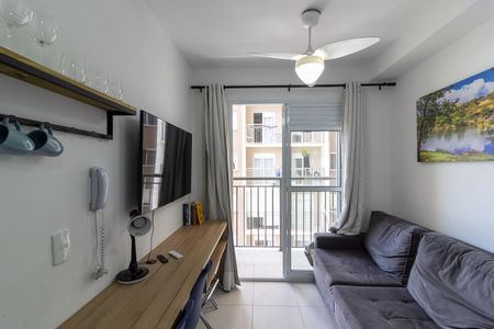 Sala de apartamento para alugar com 1 quarto, 30m² em Jardim Caravelas, São Paulo