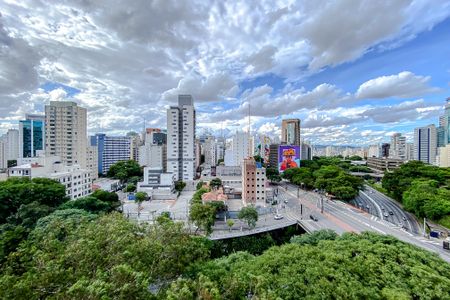 Vista da Varanda de kitnet/studio para alugar com 1 quarto, 22m² em Paraíso, São Paulo