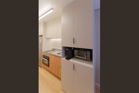 Cozinha de apartamento para alugar com 1 quarto, 43m² em Vila Mariana, São Paulo