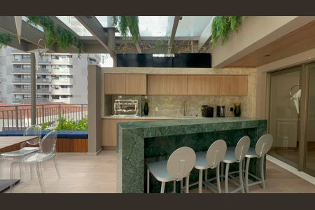 Studio para alugar com 29m², 1 quarto e sem vagaChurrasqueira