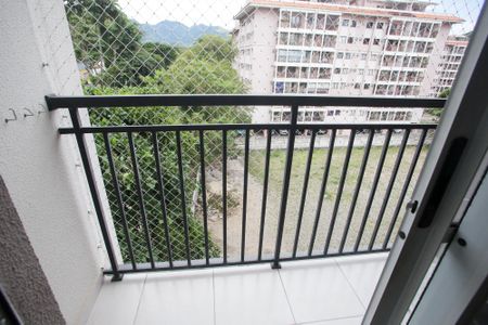 Varanda da Sala de apartamento à venda com 2 quartos, 46m² em Taquara, Rio de Janeiro