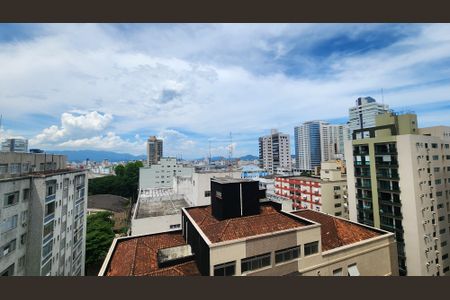 Vista da Sala de apartamento para alugar com 1 quarto, 35m² em Embaré, Santos