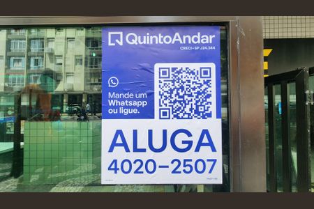 Apartamento para alugar com 35m², 1 quarto e 1 vagaFachada ADESIVO INSTALADO
