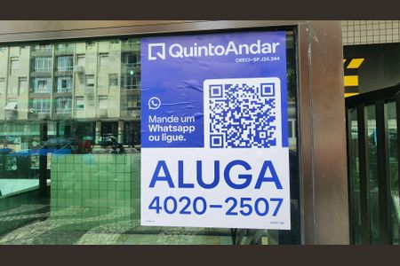 Apartamento para alugar com 35m², 1 quarto e 1 vagaFachada ADESIVO INSTALADO