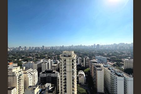 Vista da varanda da sala de apartamento à venda com 3 quartos, 260m² em Itaim Bibi, São Paulo