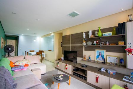 Sala de apartamento para alugar com 3 quartos, 125m² em Vila Scarpelli, Santo André