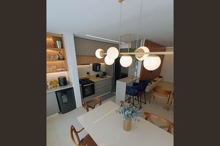 Cozinha de apartamento para alugar com 3 quartos, 90m² em Vila Rosa, Goiânia