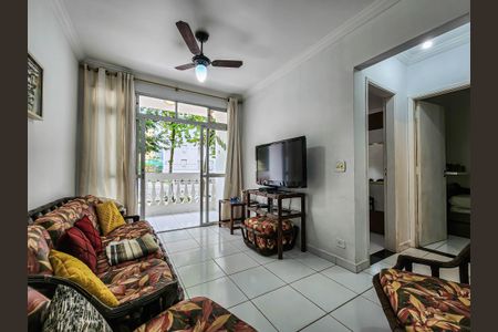 Sala de apartamento para alugar com 2 quartos, 89m² em Embaré, Santos