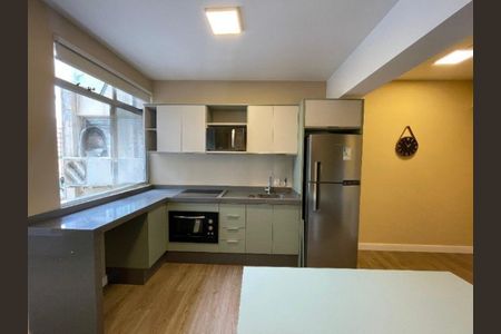 Cozinha  de kitnet/studio para alugar com 1 quarto, 42m² em Centro, Florianópolis