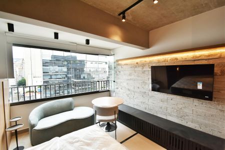 quarto de kitnet/studio para alugar com 1 quarto, 25m² em Cerqueira César, São Paulo