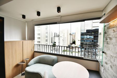 Studio para alugar com 25m², 1 quarto e sem vagaSala varanda