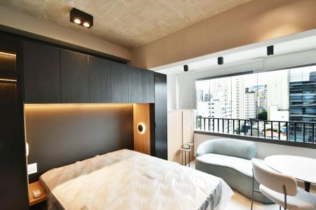 quarto de kitnet/studio para alugar com 1 quarto, 25m² em Cerqueira César, São Paulo