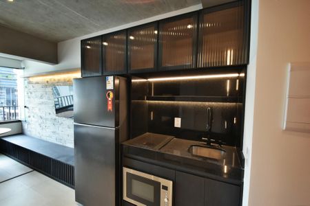 Studio para alugar com 25m², 1 quarto e sem vagacozinha