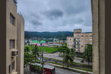 Vista da sala de apartamento para alugar com 1 quarto, 98m² em Guilhermina, Praia Grande