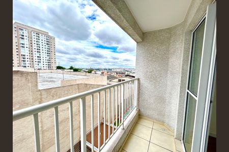 Varanda da Sala de apartamento para alugar com 2 quartos, 43m² em Vila Sao Joao, Guarulhos