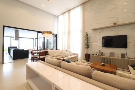 Sala de casa de condomínio para alugar com 3 quartos, 219m² em Granja Marileusa, Uberlândia