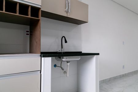 Studio para alugar com 20m², 1 quarto e sem vaga Studio para alugar com 20m², 1 quarto e sem vagaCozinha e Área de Serviço